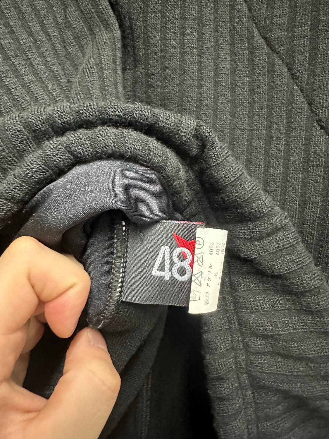 아카이브 요지야마모토 다이네즈 패드 집업 자켓  상품이미지4