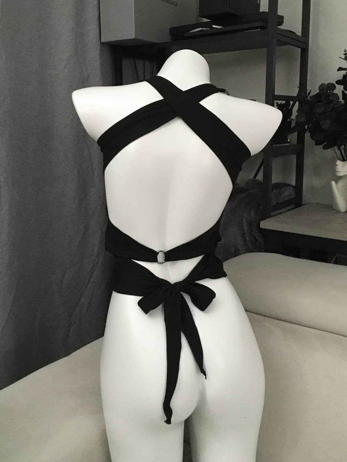 ༒ Cross Backless Sleeveless 상품이미지1