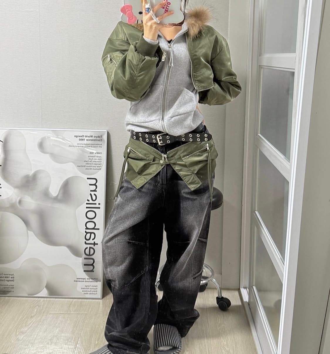 lcdc 항공점퍼 개강룩 초봄룩 올브랜드 코디세트상품 상품이미지1