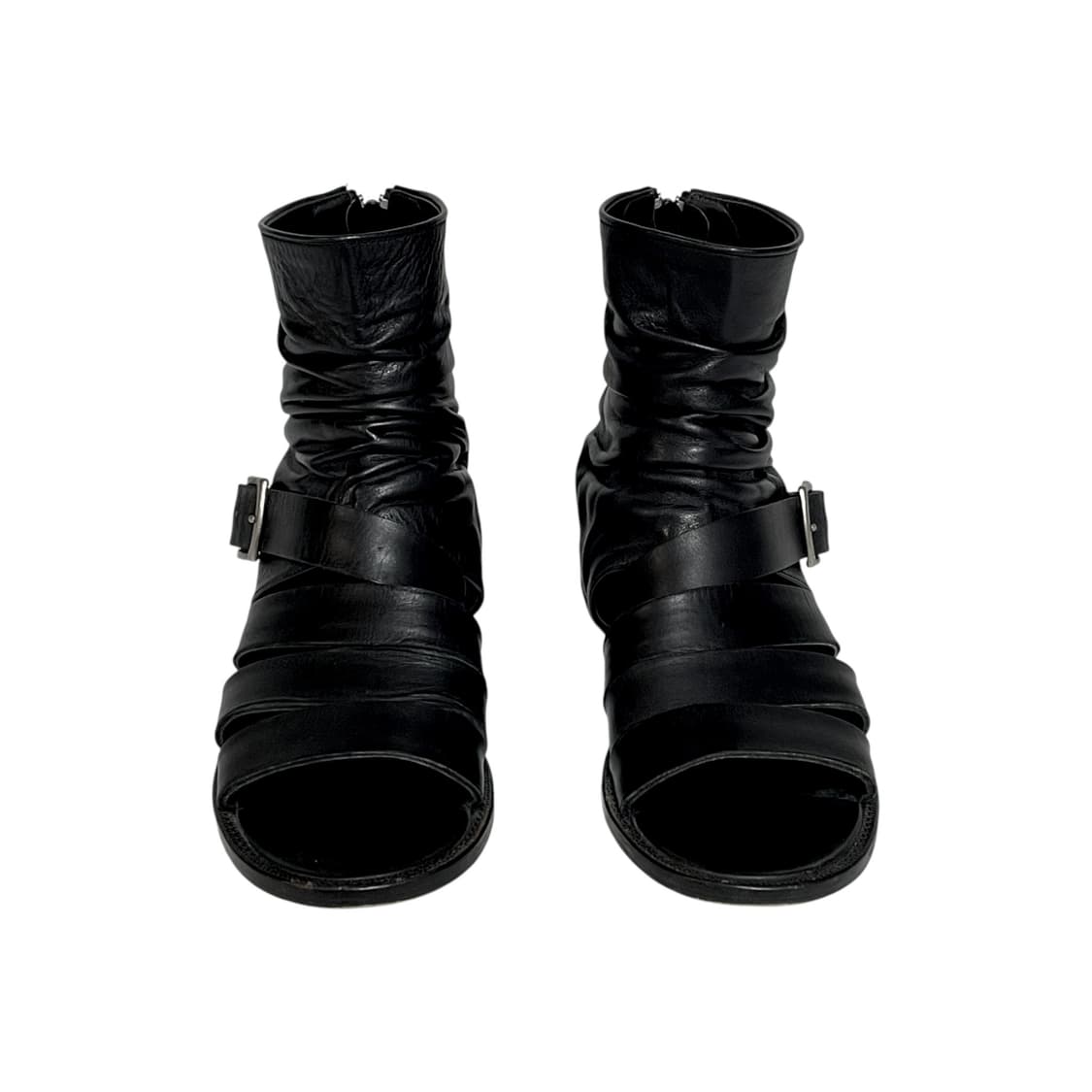 요지 야마모토 와이즈 드레이프 플랫부츠 샌들 상품이미지3