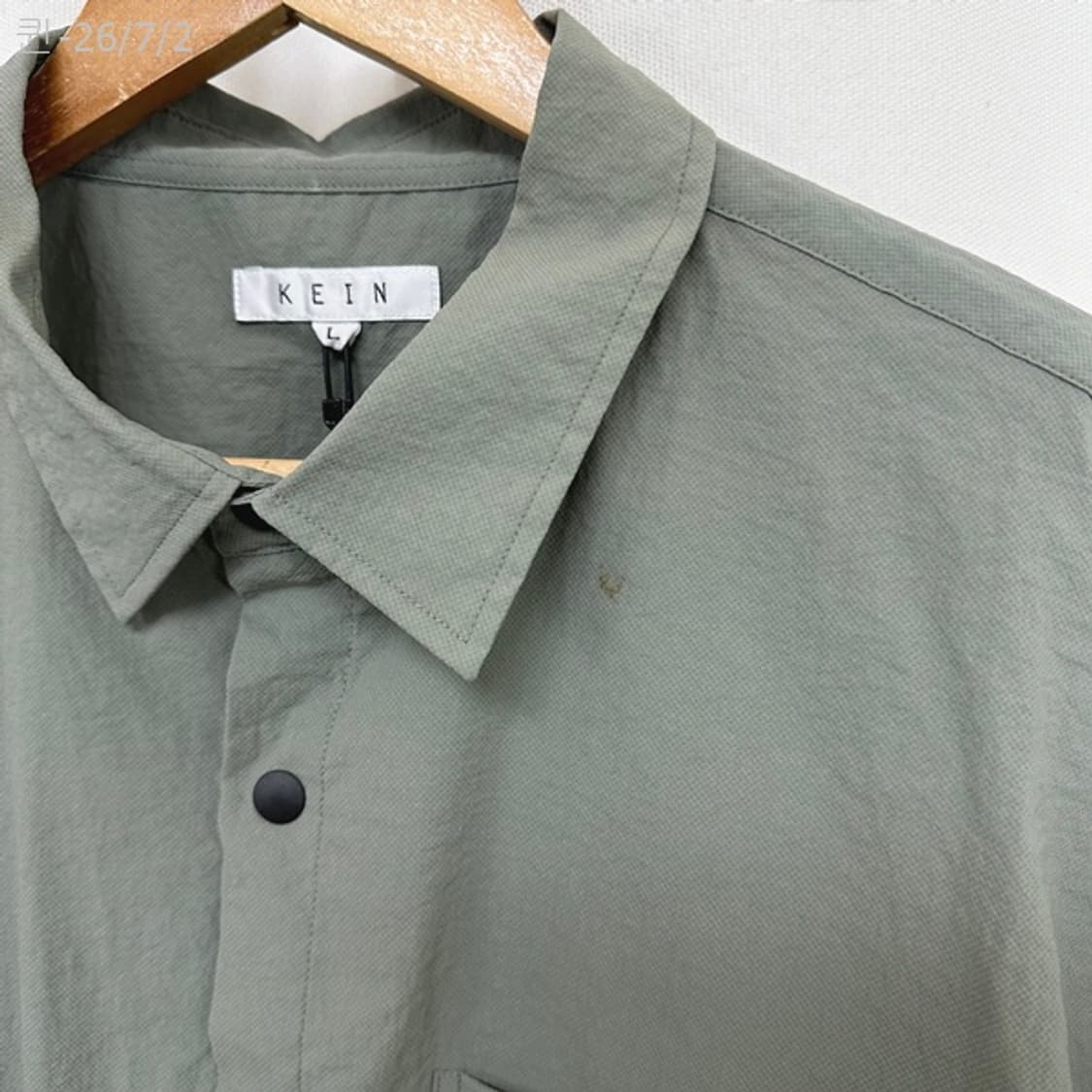 KEIN 남자 나일론 남방 셔츠 L (105-110)미착용  /퀸 상품이미지4