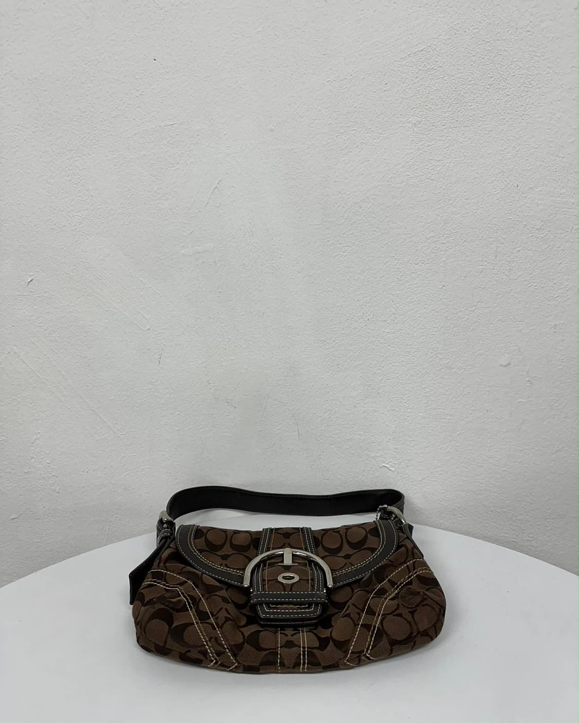 코치 브라운 빅버클 자가드 숄더 & 토트백 상품이미지5