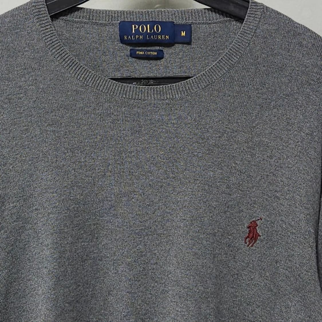 여성프리 POLO 폴로 랄프로렌 크롭 니트 그레이 상품이미지2