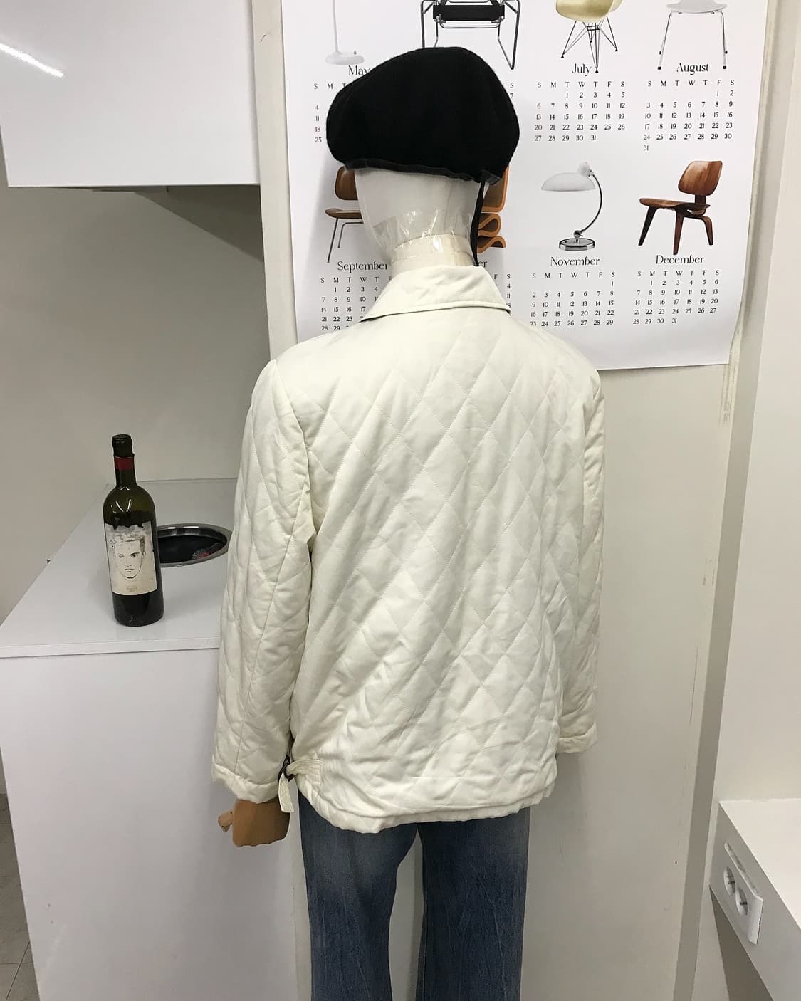 버버리 아이보리 투웨이 퀼팅 자켓 상품이미지10