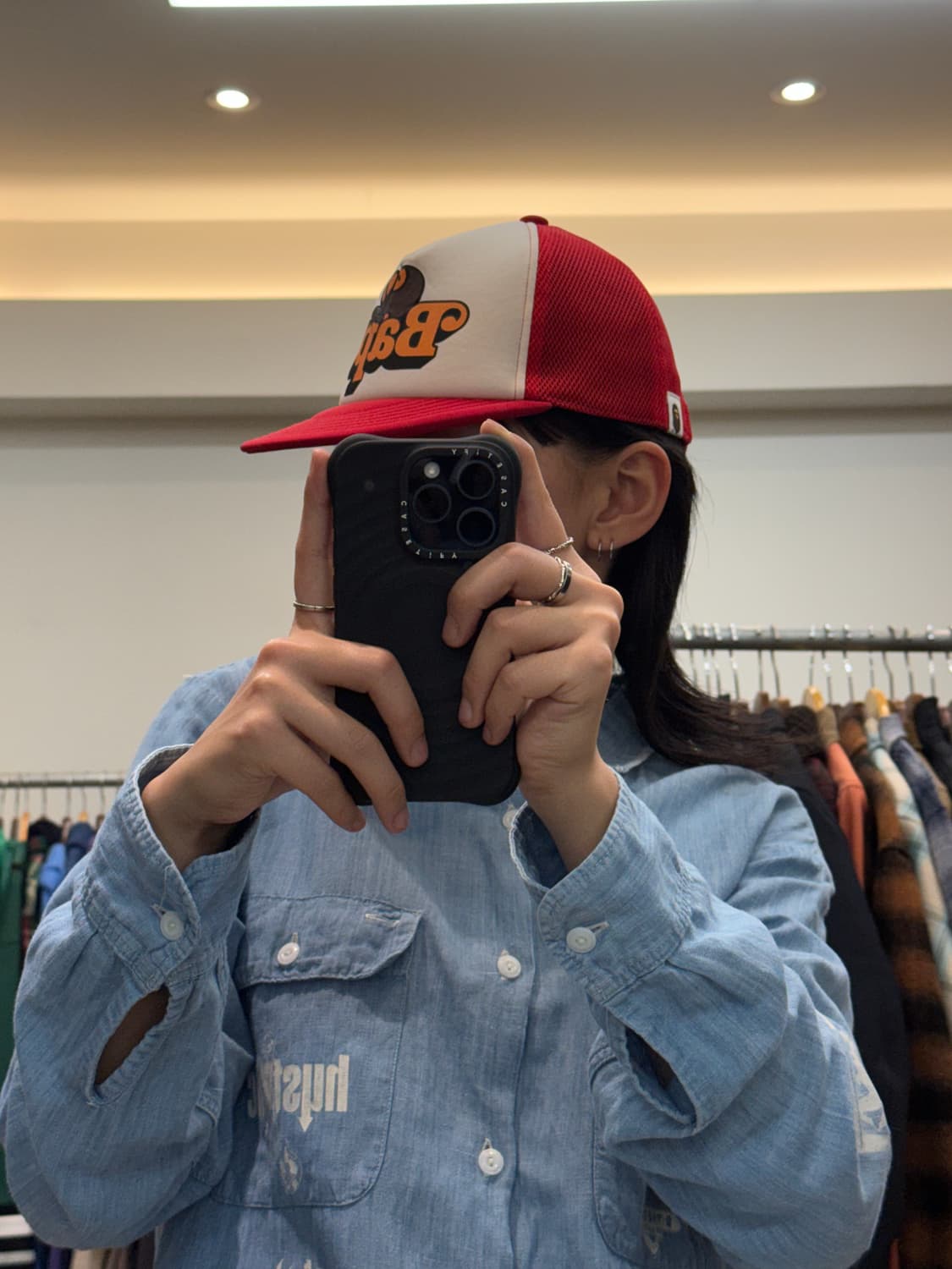 베이프 매쉬캡 상품이미지8