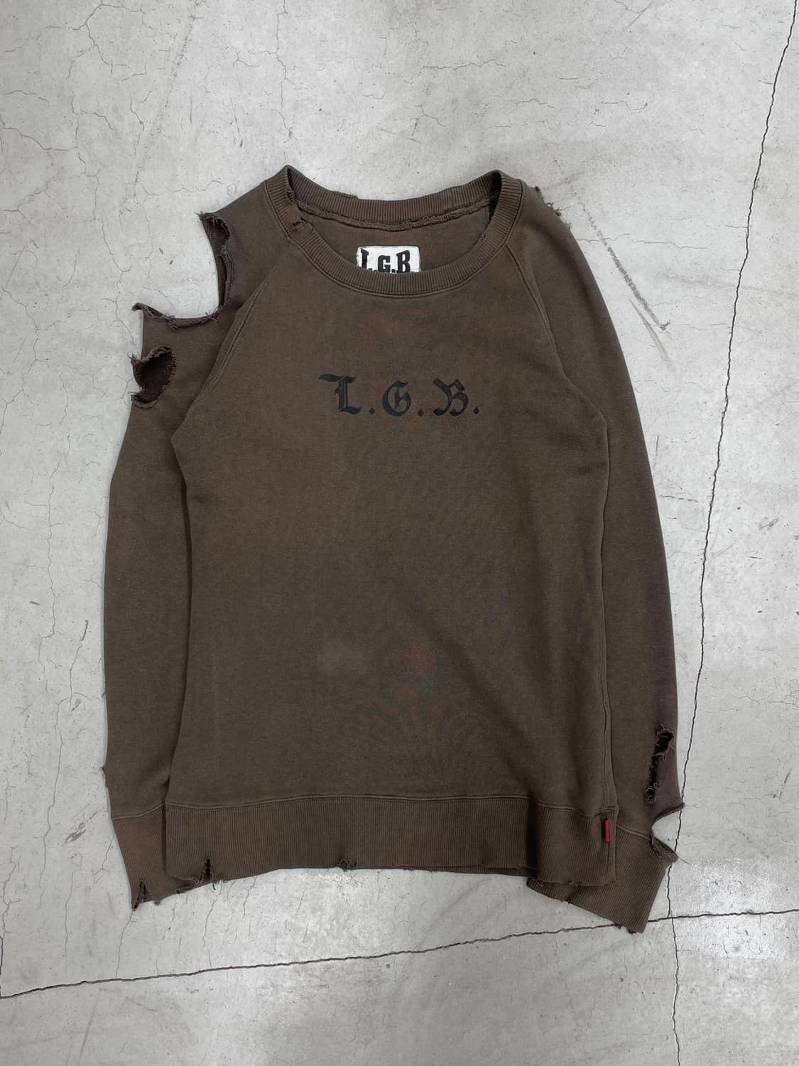 L.G.B. “DEAD OR ALIVE” Distressed Sw 상품이미지3