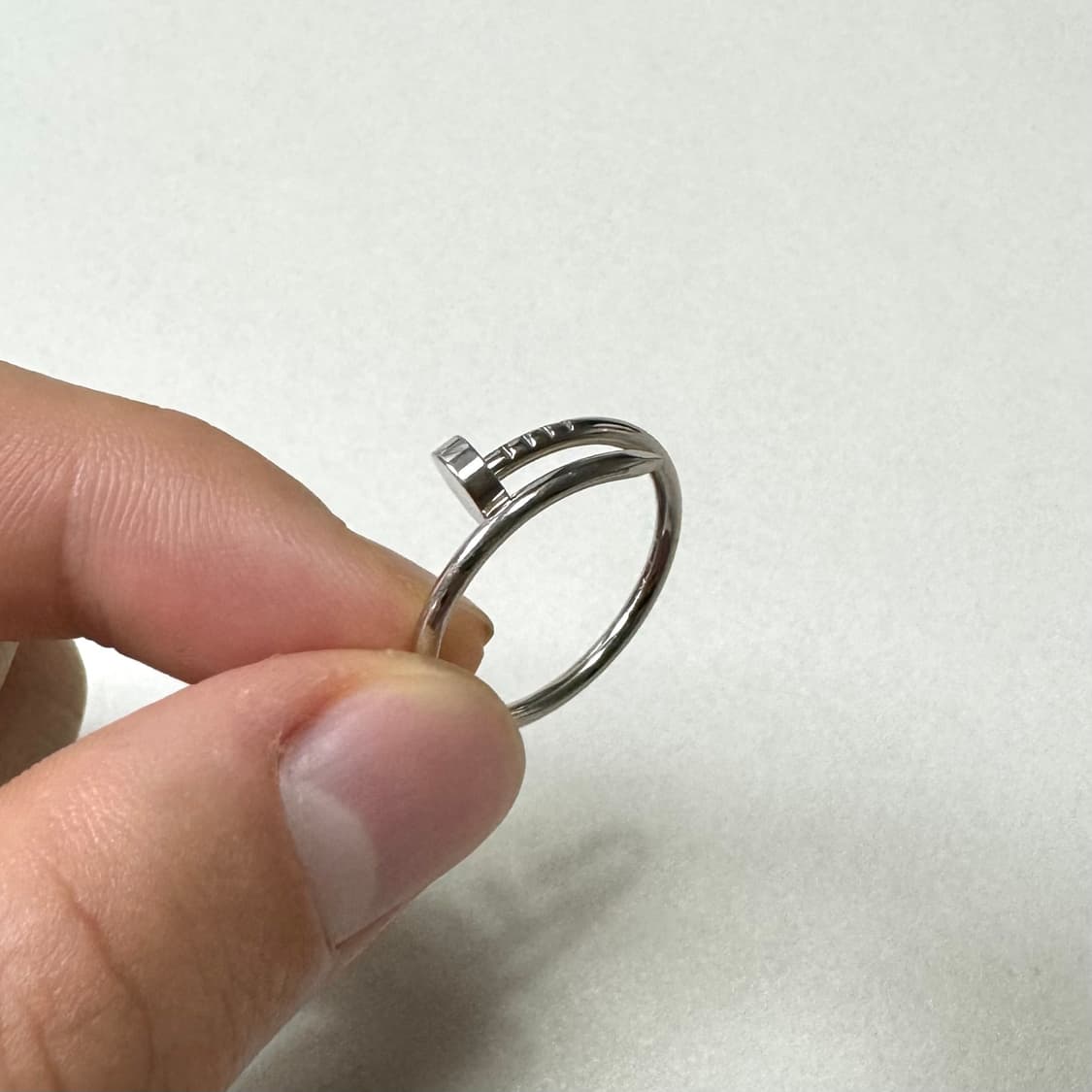 [59호/SM]까르띠에 저스트 앵 끌루 화이트골드 반지 상품이미지5