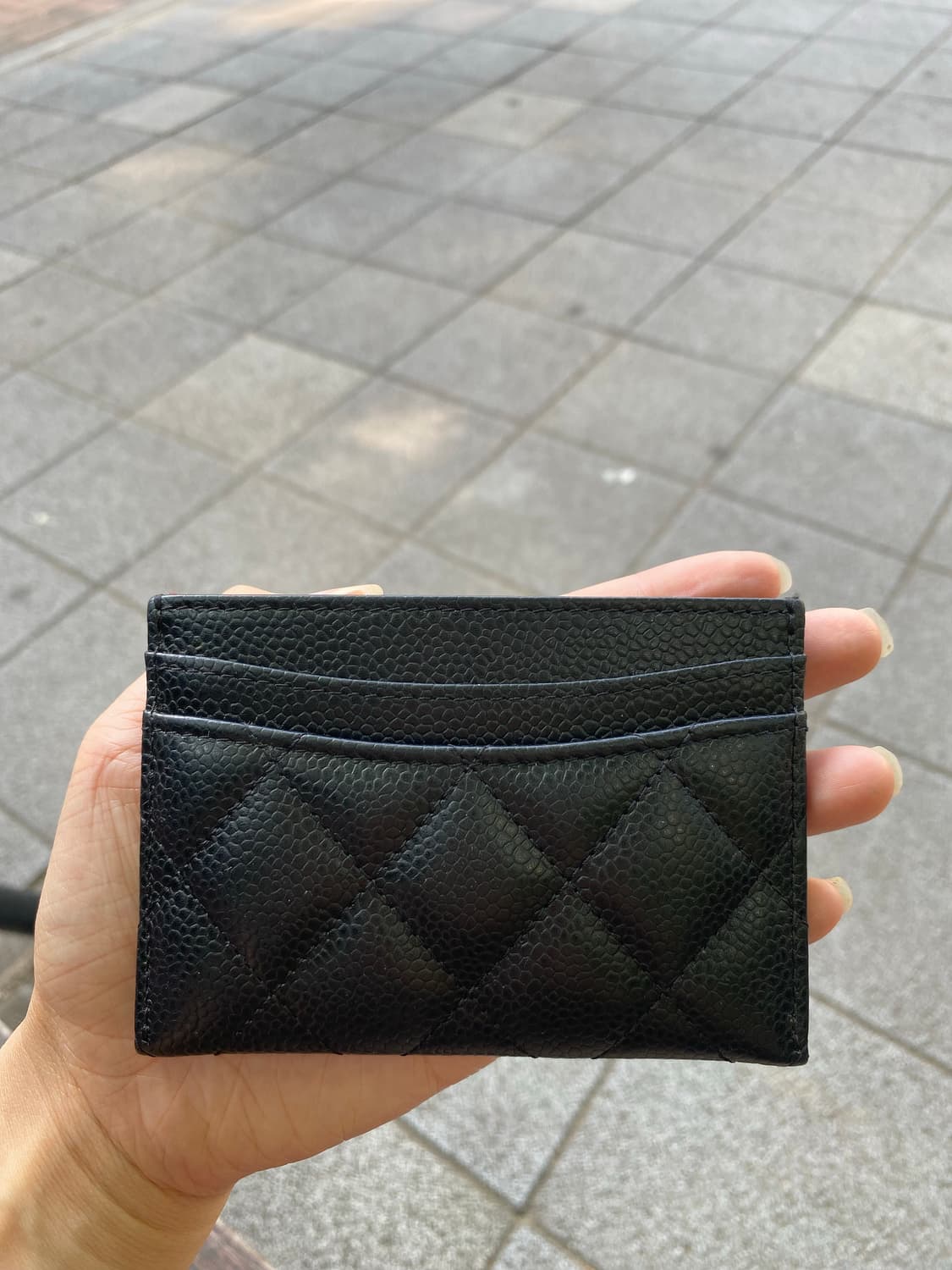 샤넬 클래식 카드슬롯 카드홀더 캐비어 은장 상품이미지7