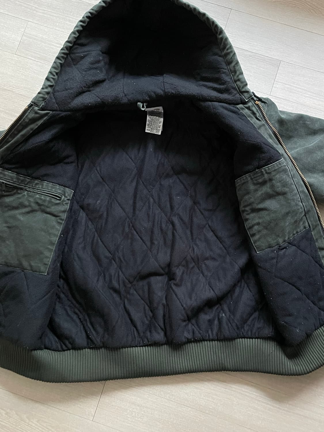 칼하트 j130 mos 모스 민트급 액티브 샌드스톤 상품이미지7