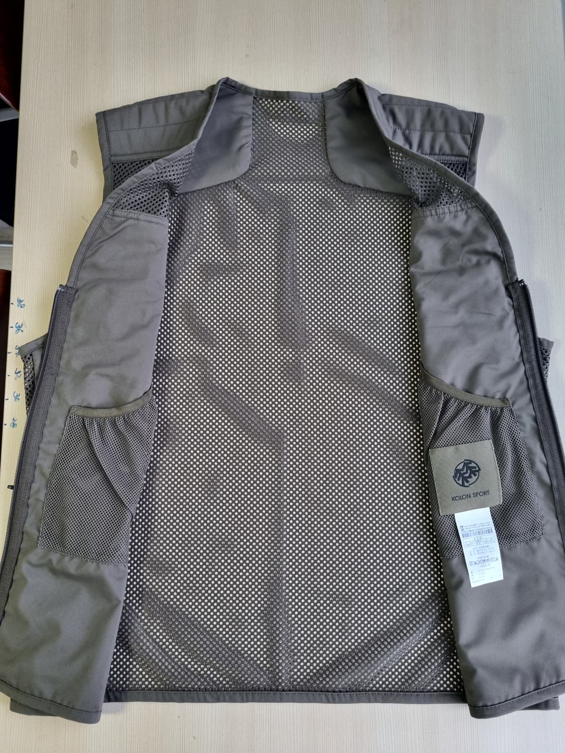 [남95~100] 코오롱 매쉬 등산조끼 상품이미지5