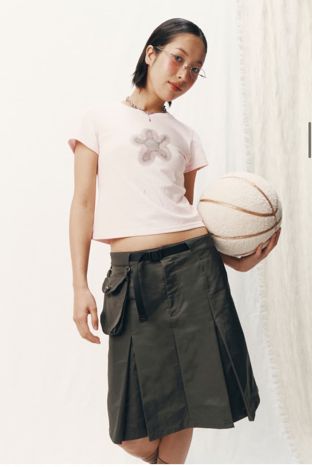 코이세이오 스마트어반유즈풀 디 포켓 나일론 스커트 웜그레이 2사이즈 상품이미지1