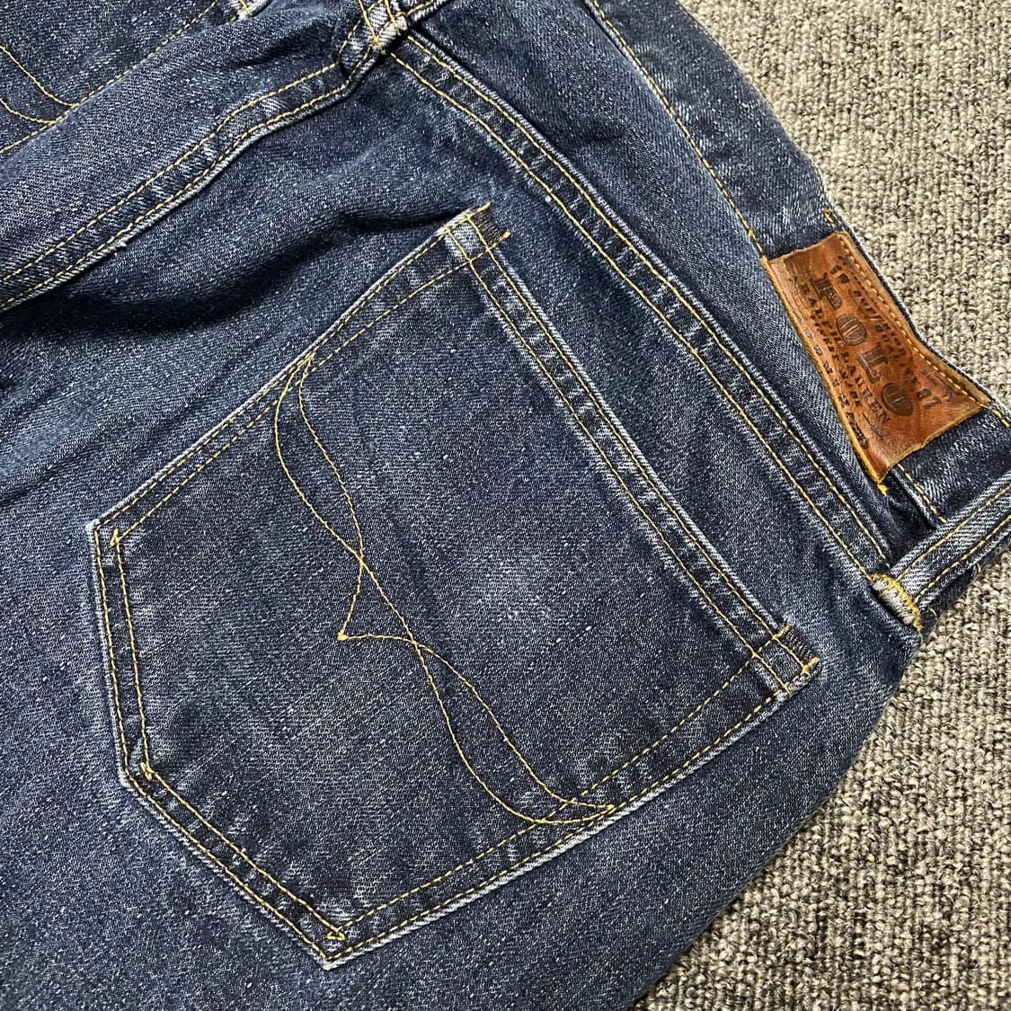 🌊 "진청" polo 867 denim jeans 상품이미지3