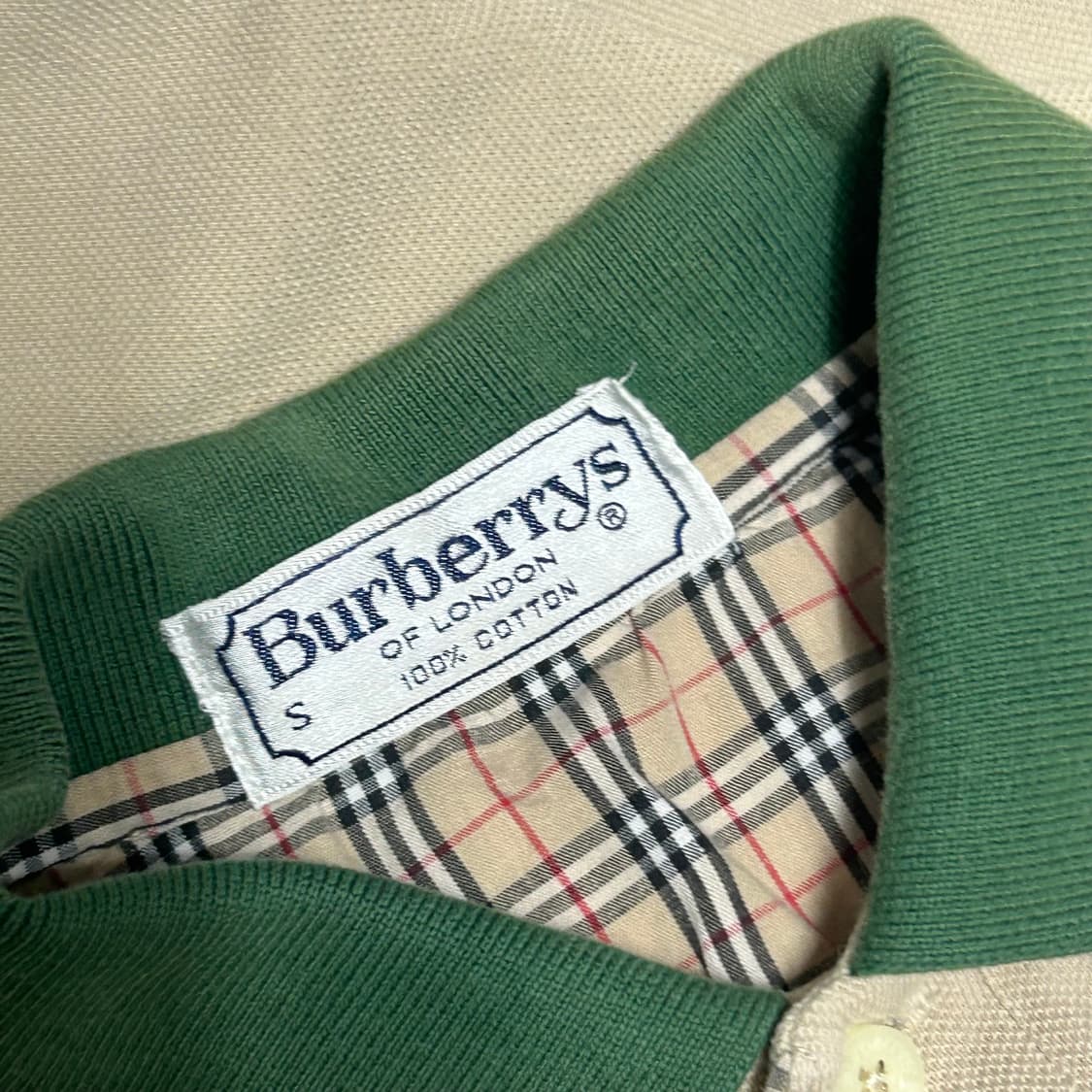 S 버버리 카라 반팔티 상품이미지4