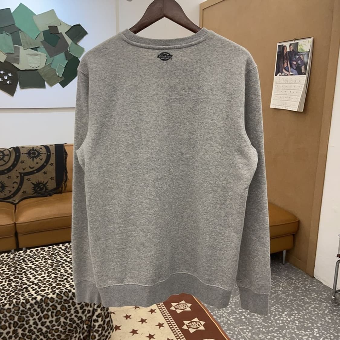 디키즈 빈티지 모던 캐주얼 아치로고 기모 맨투맨 XL C09113 상품이미지4