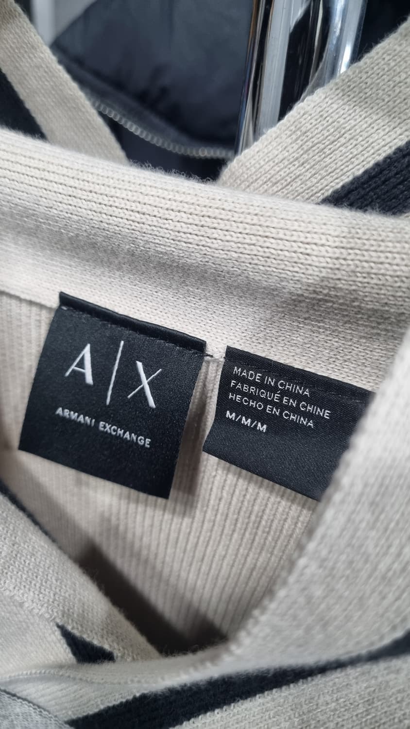 아르마니 V넥 95사이즈(가슴반품49) 면니트 상태깔끔 상품이미지2