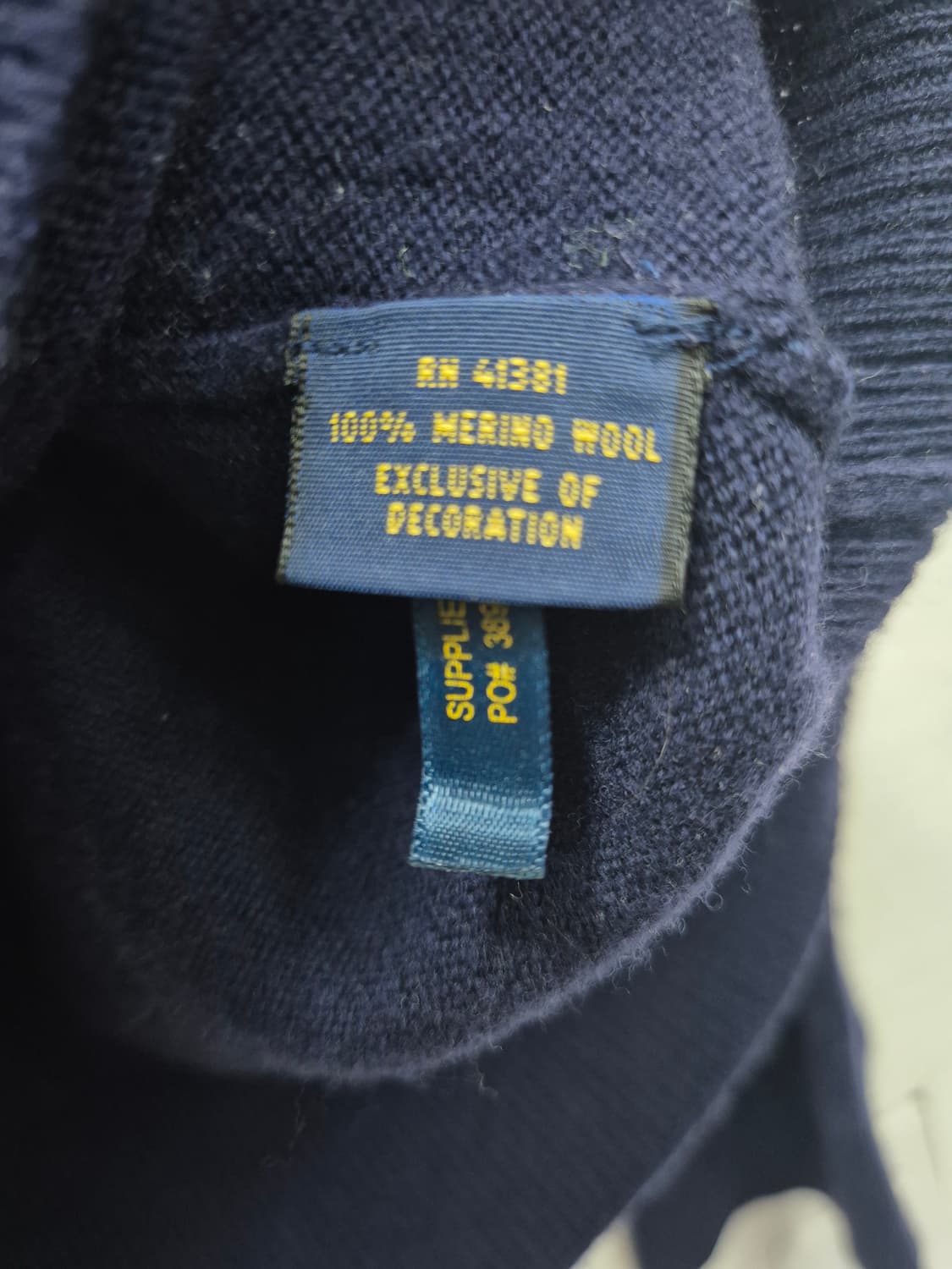 폴로 니트 메리노 울 100 % / 100 (정품) 상품이미지5