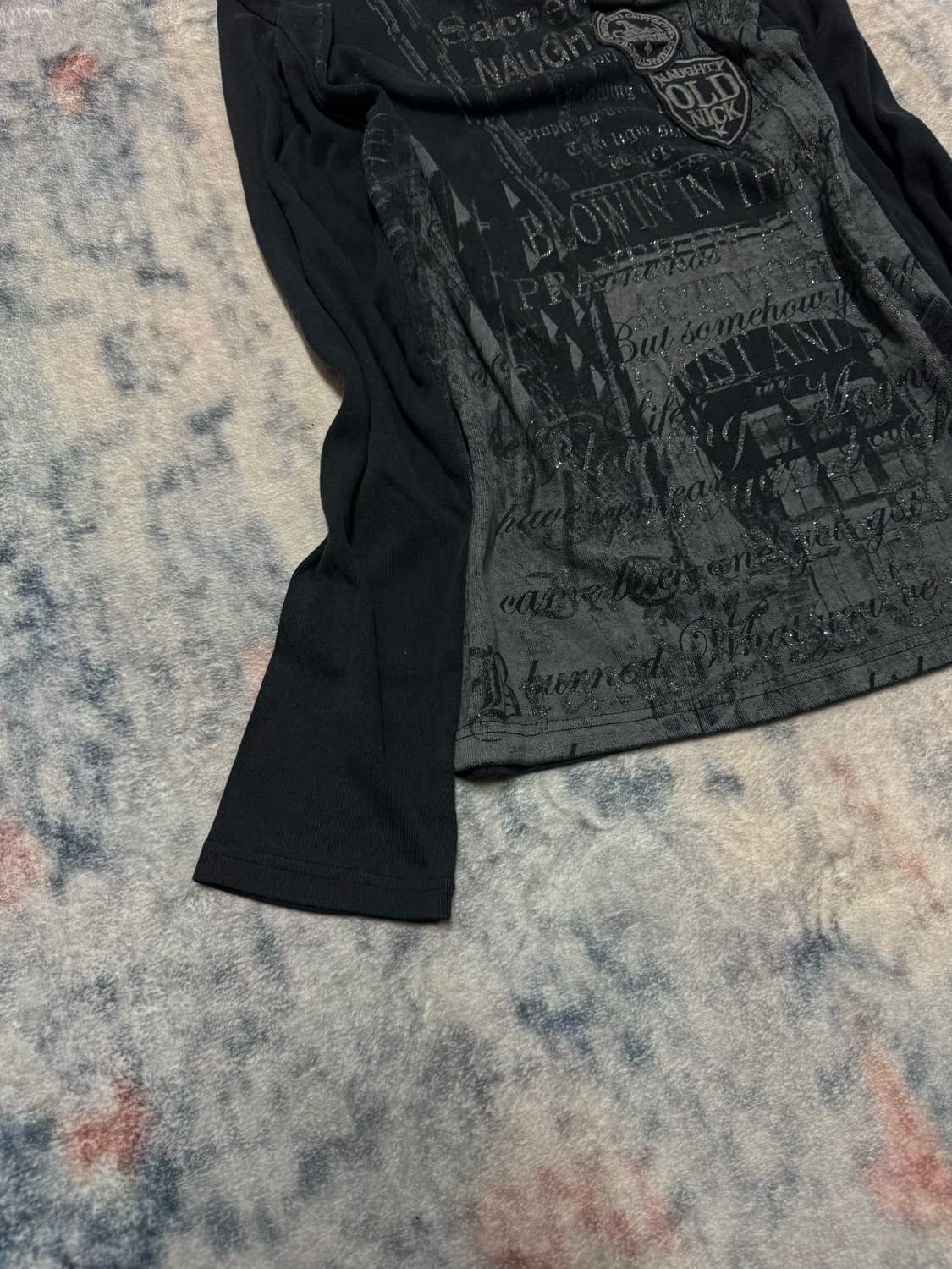 In the attic glitter vkei ribbed cut sew 상품이미지5