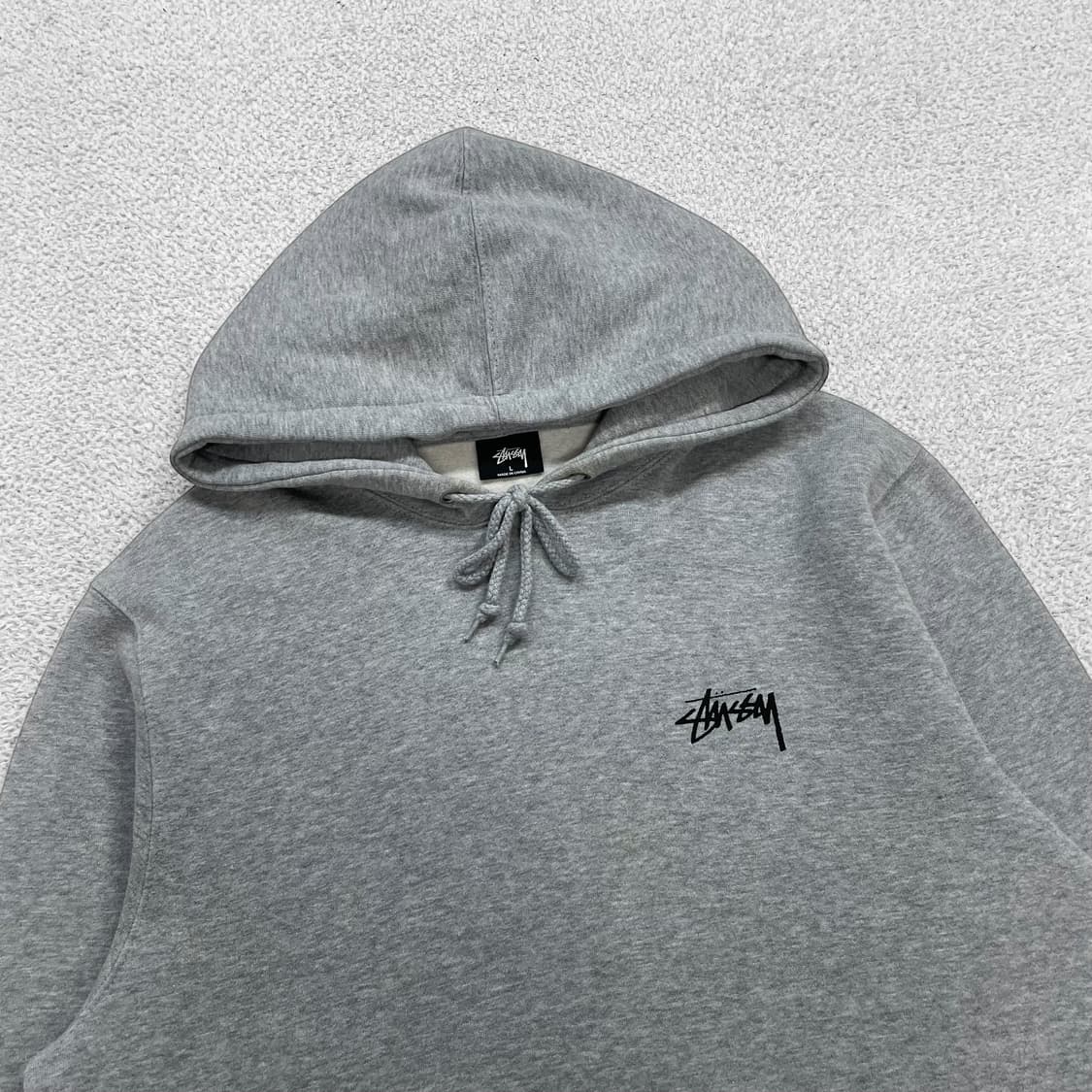 스투시 Stussy 재즈 쉐도우맨 후드티 그레이 상품이미지4