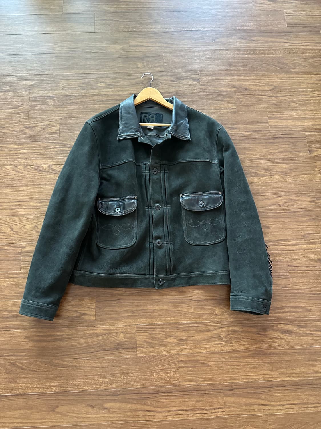 Rrl 웨스턴 스웨이드 레더 자켓 xl 더블알엘 상품이미지2
