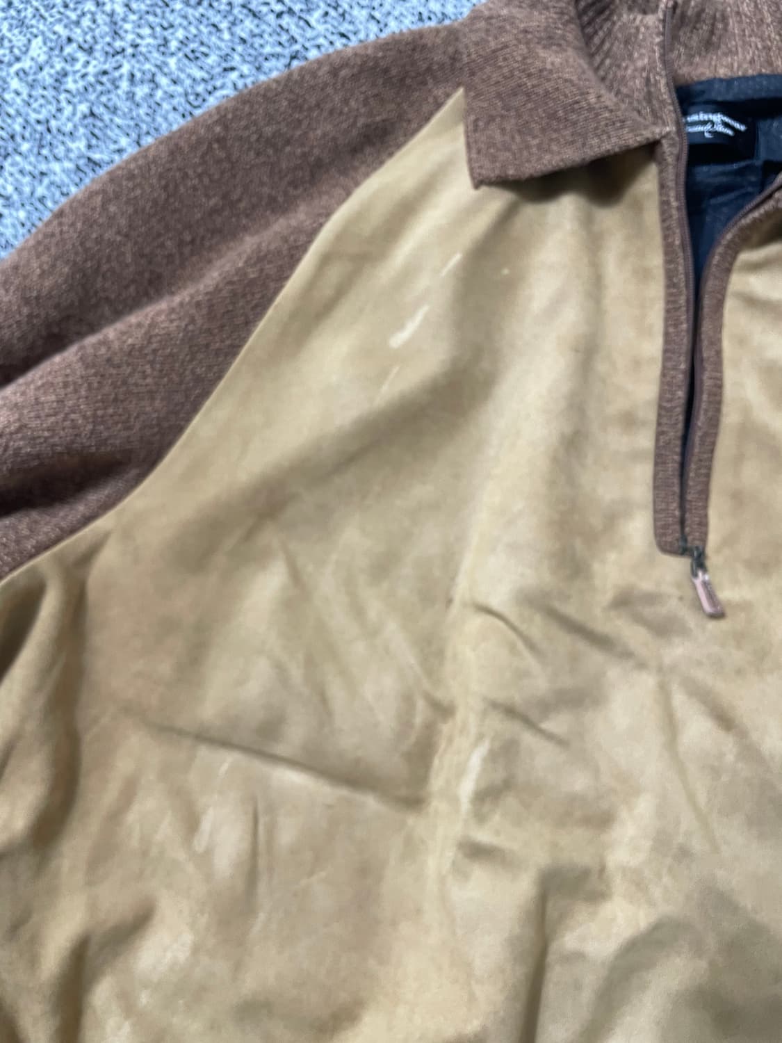 빈티지9. Munsingwear 먼싱웨어 스웨이드 반집업 아노락 상품이미지6