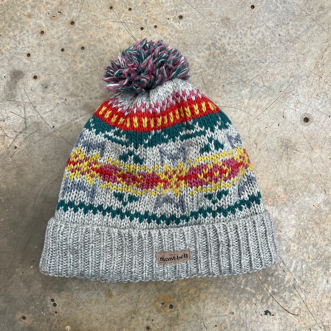 몽벨 자카드 니트 캡 상품이미지2