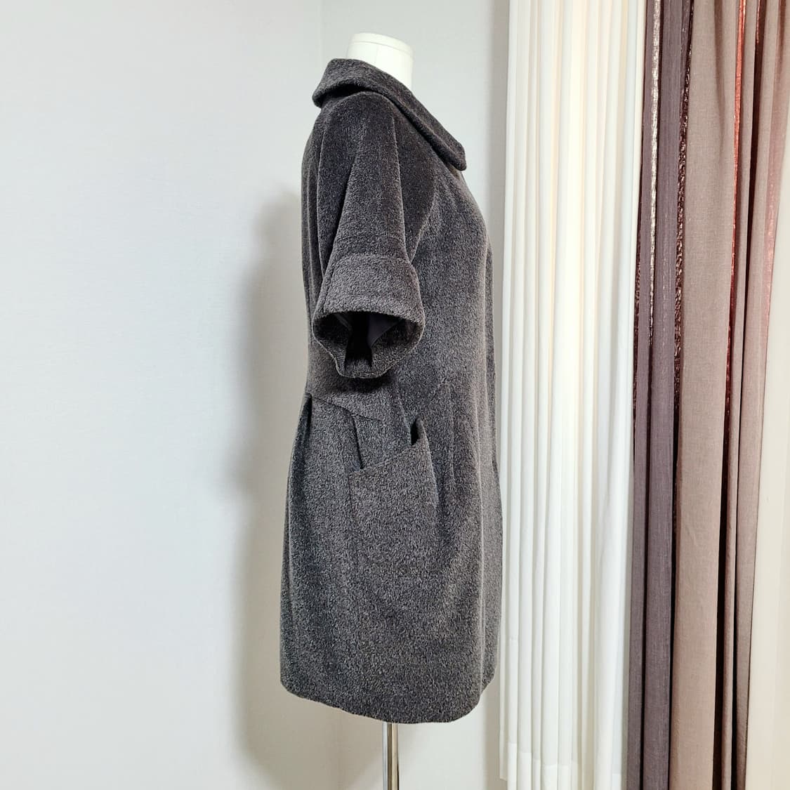 손정완 코트 (55) 울60% 모헤어40%  상품이미지7