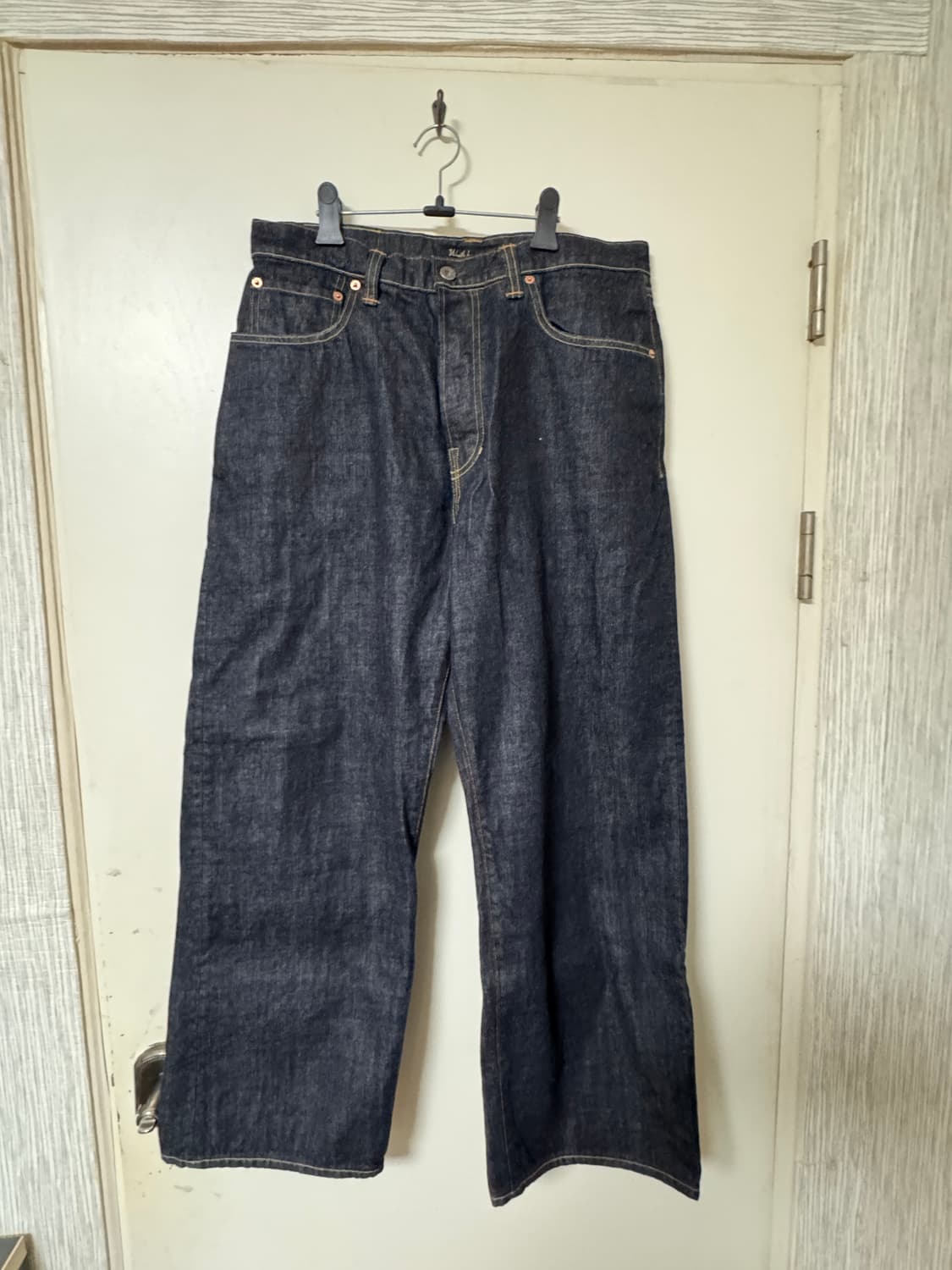 [32] Wrath 뤠쓰 009 와이드 스트레이트 인디고 새상품 상품이미지2