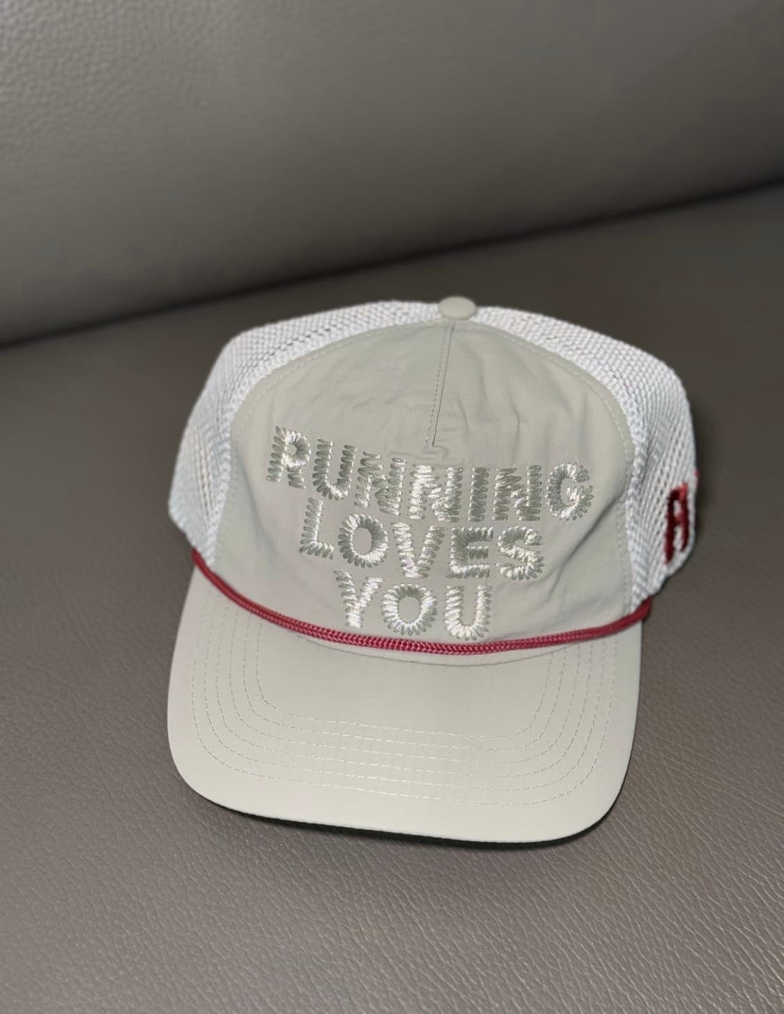Alex zono 알렉스조노 RUNNING LOVES YOU 러닝 볼캡 상품이미지1