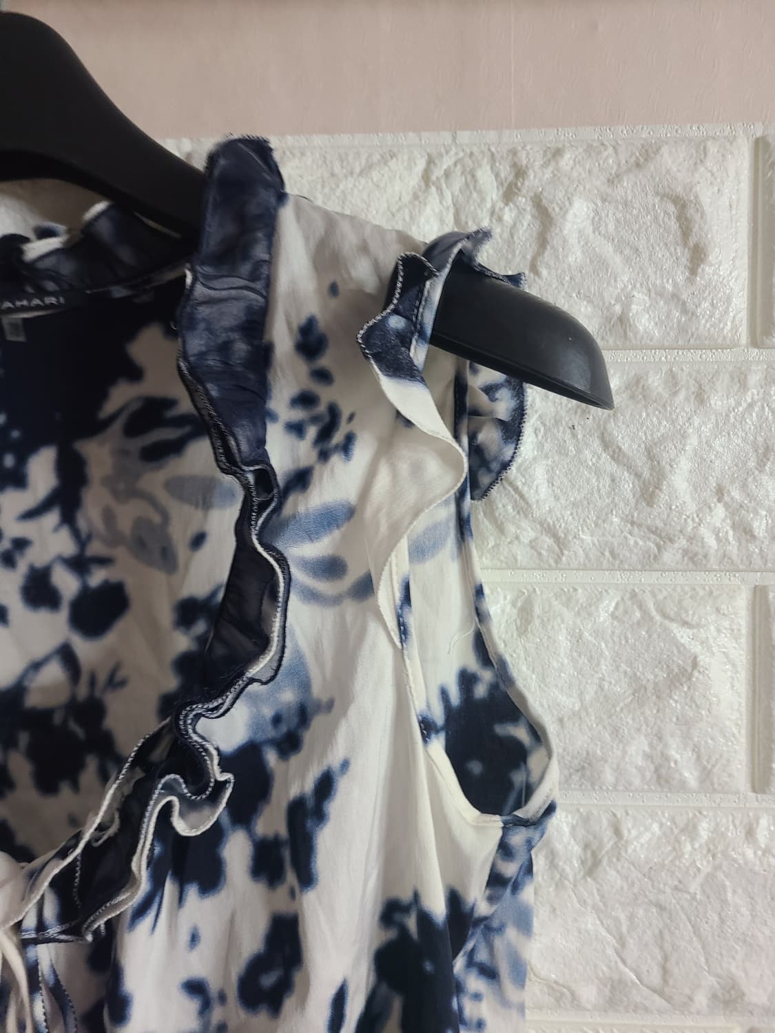 엘리타하리 플라워 실크블라우스(55) 상품이미지2