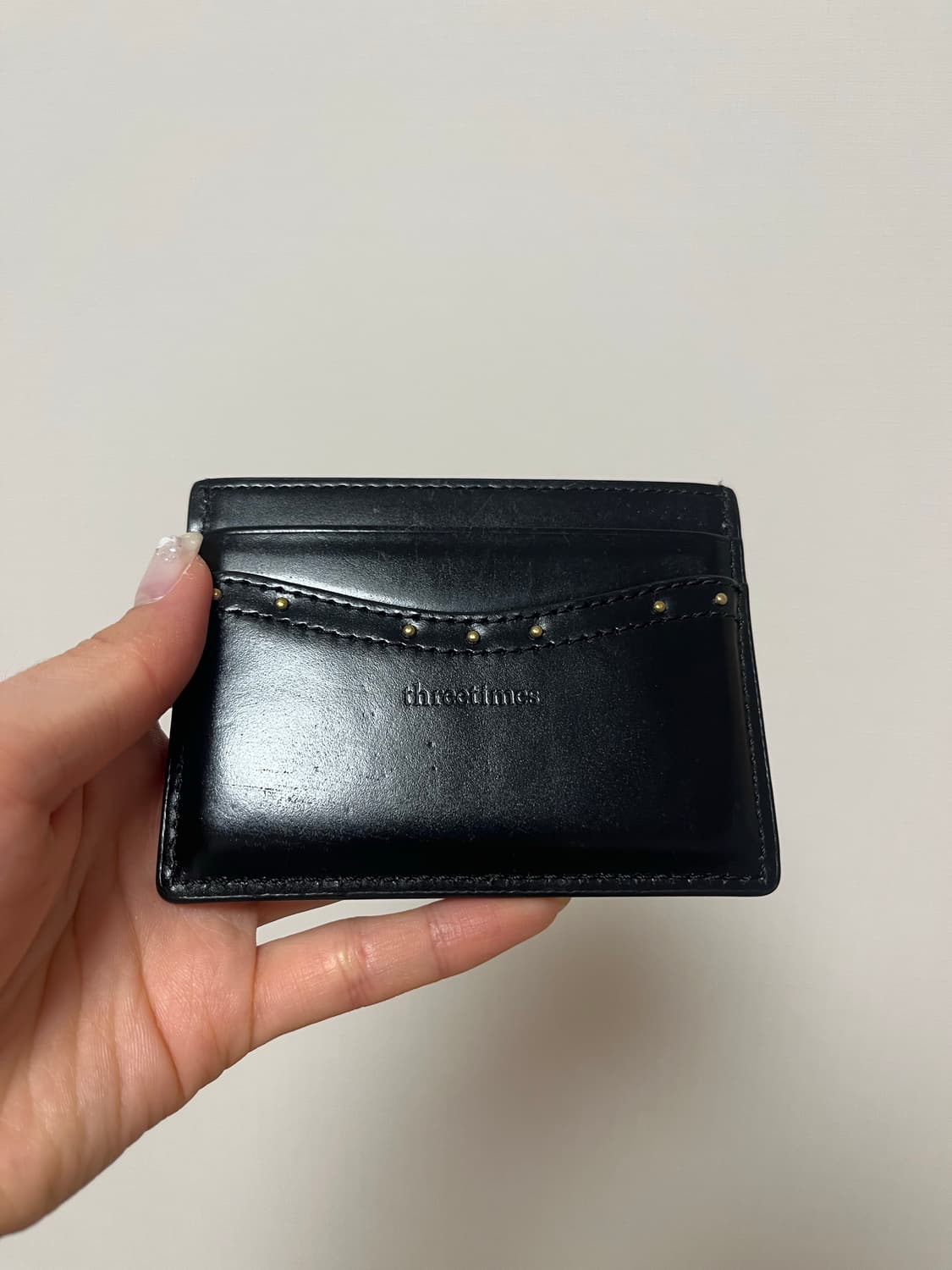 쓰리타임즈 스터드 카드 지갑 상품이미지4