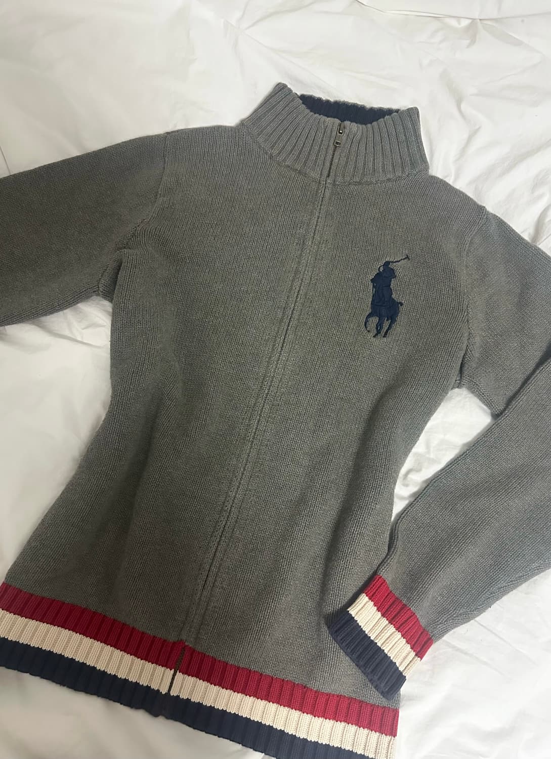 폴로 빅포니 니트집업 상품이미지1