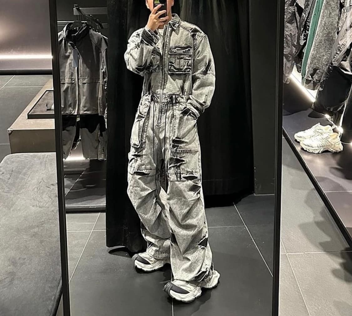 준지 데님 점프수트 44 상품이미지1