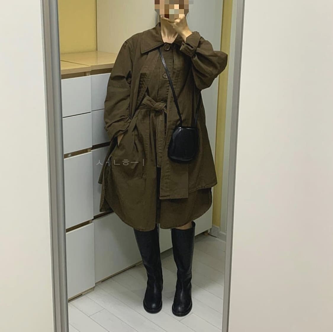 르메르 스톰 플랩 코트 브라운 상품이미지2