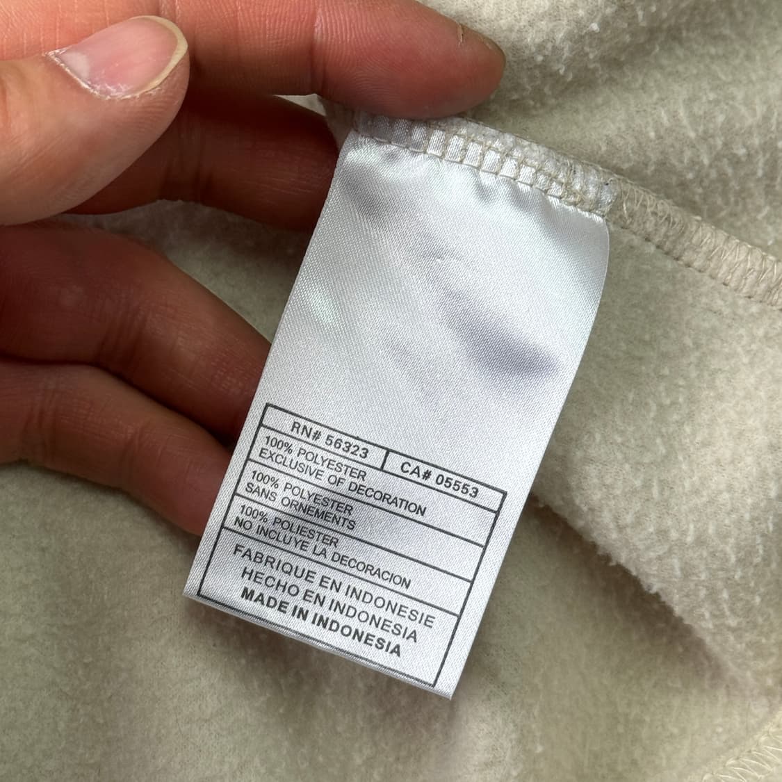 나이키 90s 올드스쿨 브라운 후리스 후드 M(105) 상품이미지7