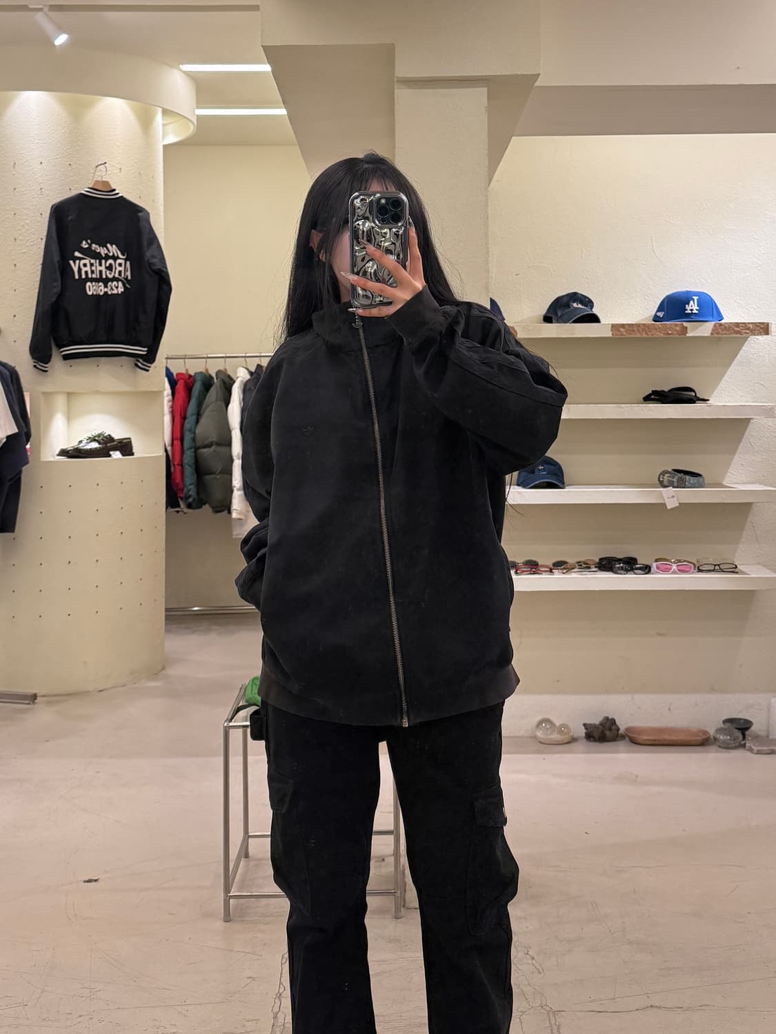 아디다스 오리지널 블랙 트랙 자켓 U1033 상품이미지1