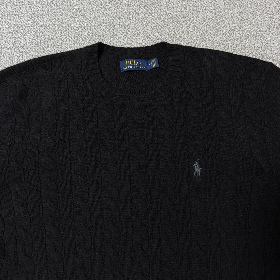 폴로 랄프로렌 울 캐시미어 혼방 니트 M 상품이미지2