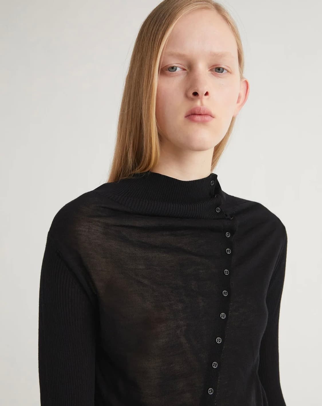 [XS,S,M]팔로마울 Igna 가디건/블랙 상품이미지2