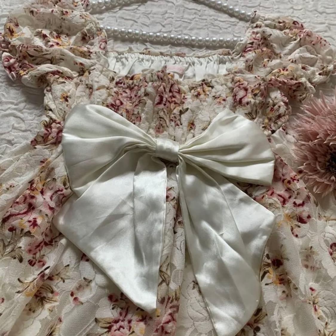 대장급) 리즈리사 플로럴 원피스 라떼갸루 히메갸루 상품이미지3