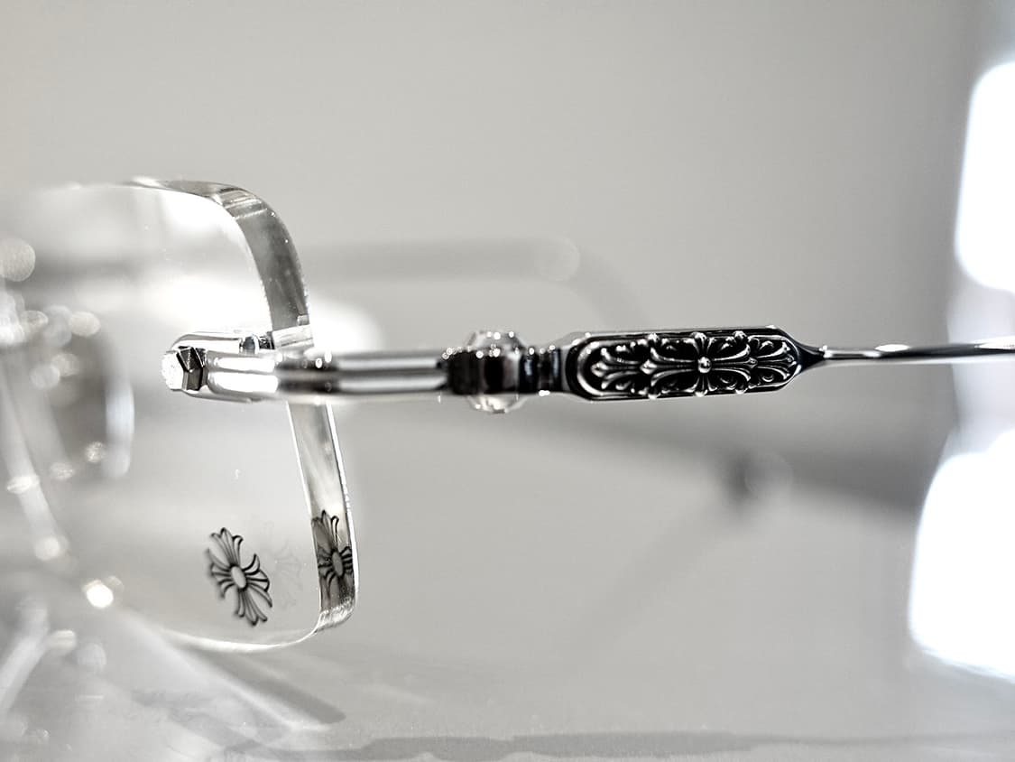 크롬하츠 소퍼스2 샤이닝 실버 무테 안경 상품이미지5