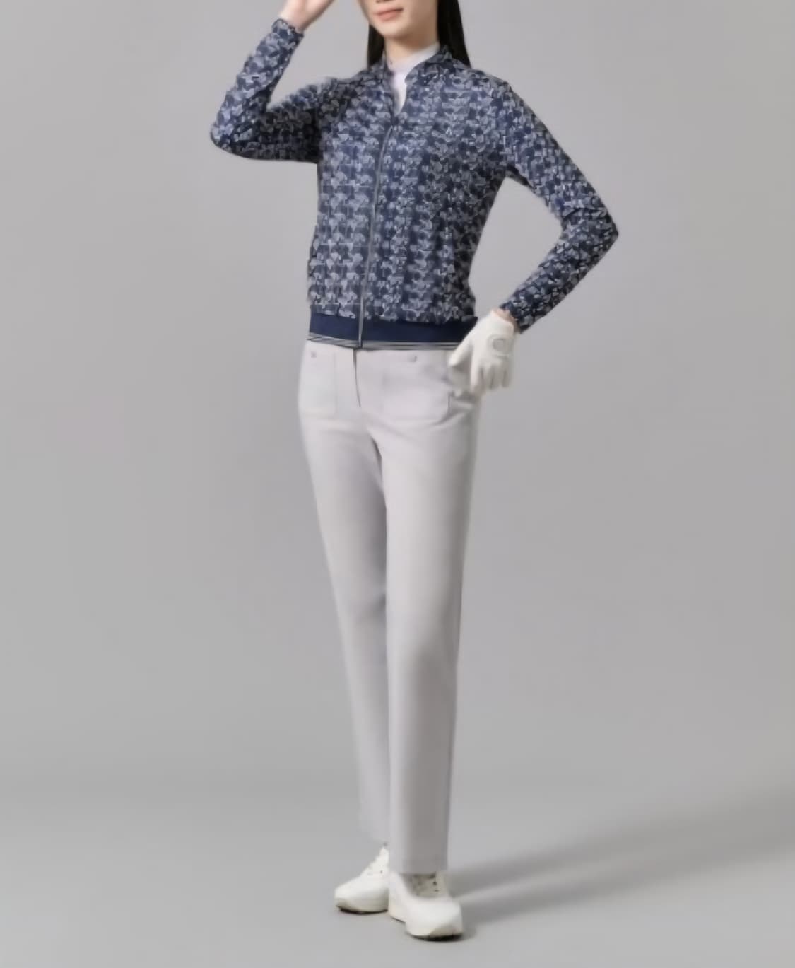 빈폴 골프 냉감 패턴 풀집업 상품이미지2