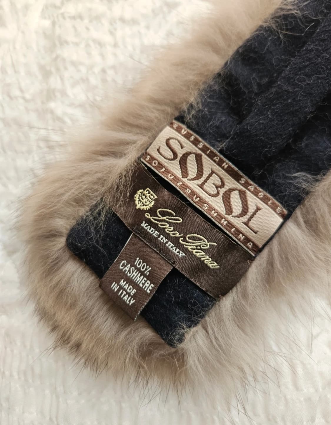 세이블 캐시미어 미니 머플러 상품이미지2
