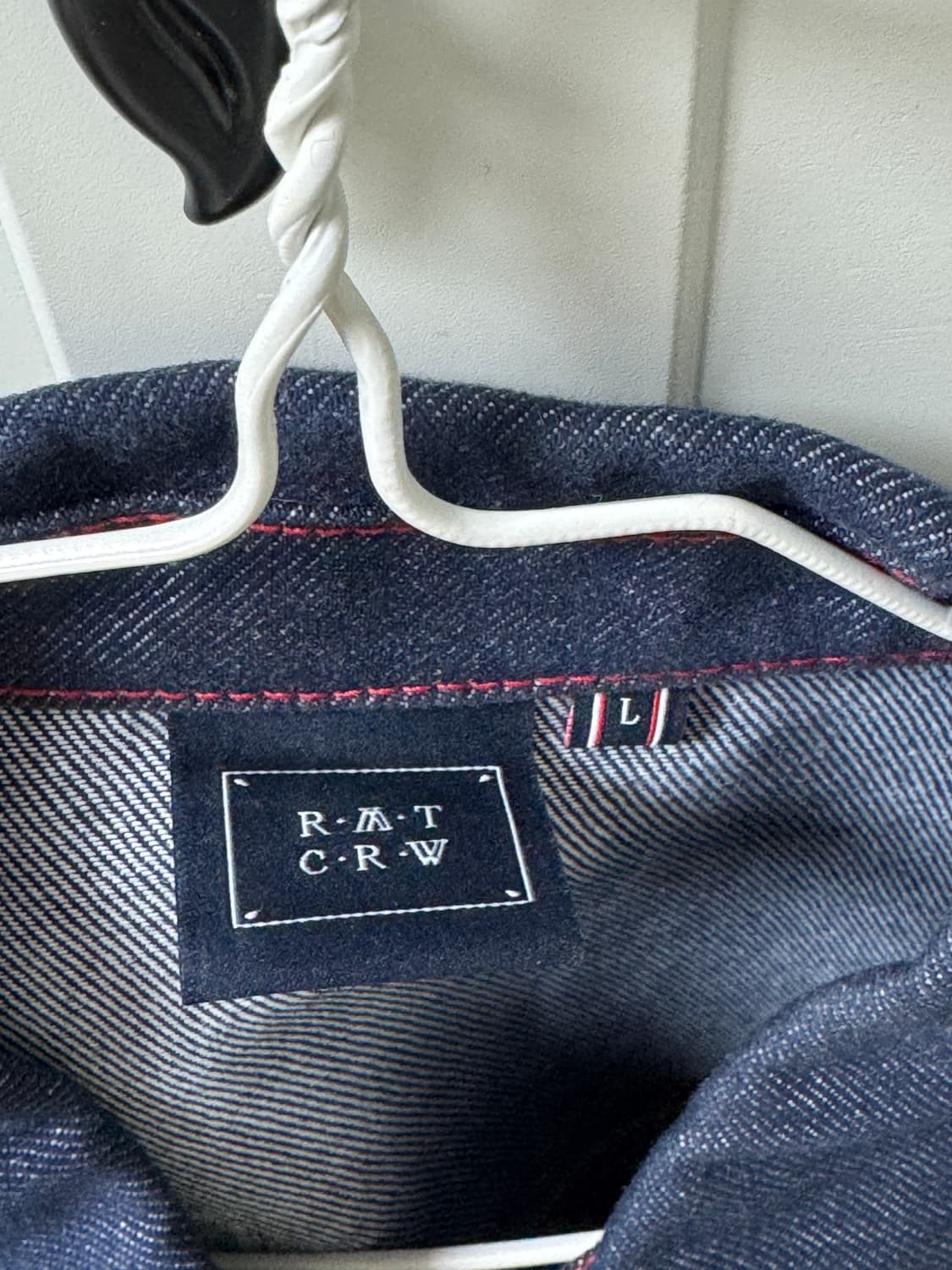 로맨틱크라운 스티치 데님 트리거 자켓 네이비 상품이미지4