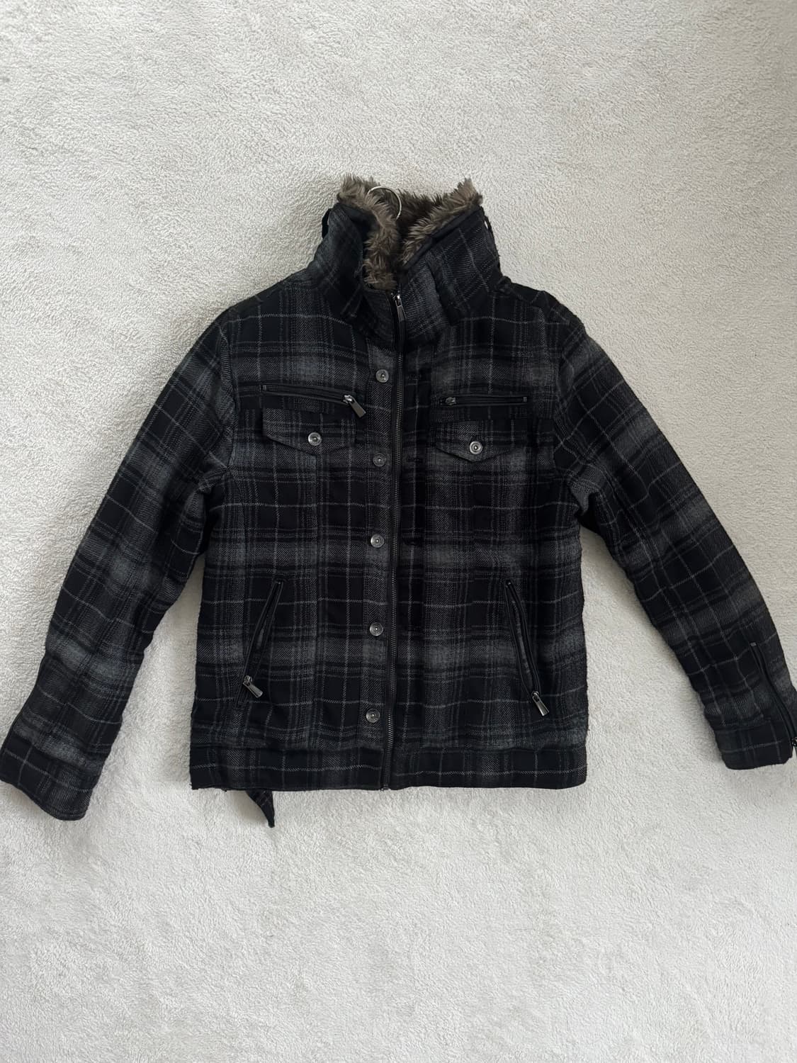 체크 자켓 상품이미지1