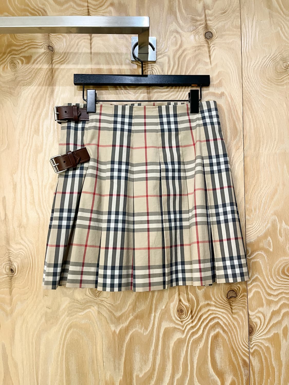 버버리 노바 체크 벨티드 스커트 상품이미지3