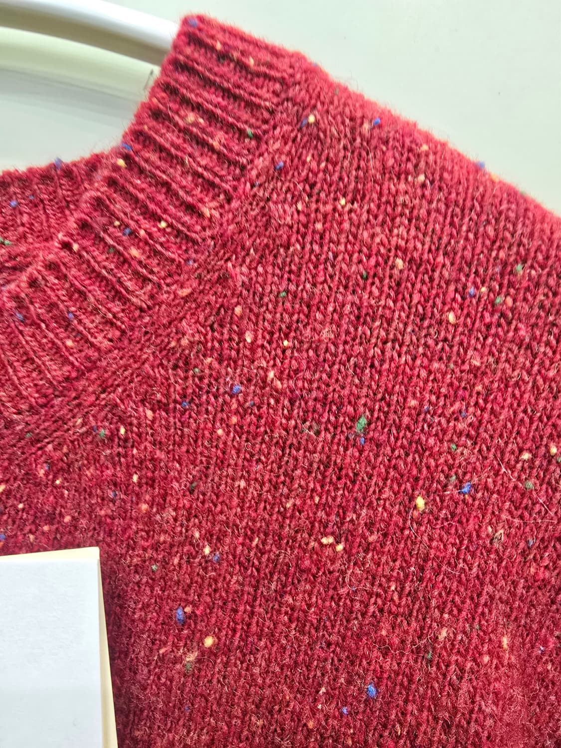 Fyeo 포유온 레드 트위드 니트 가디건 F 상품이미지7