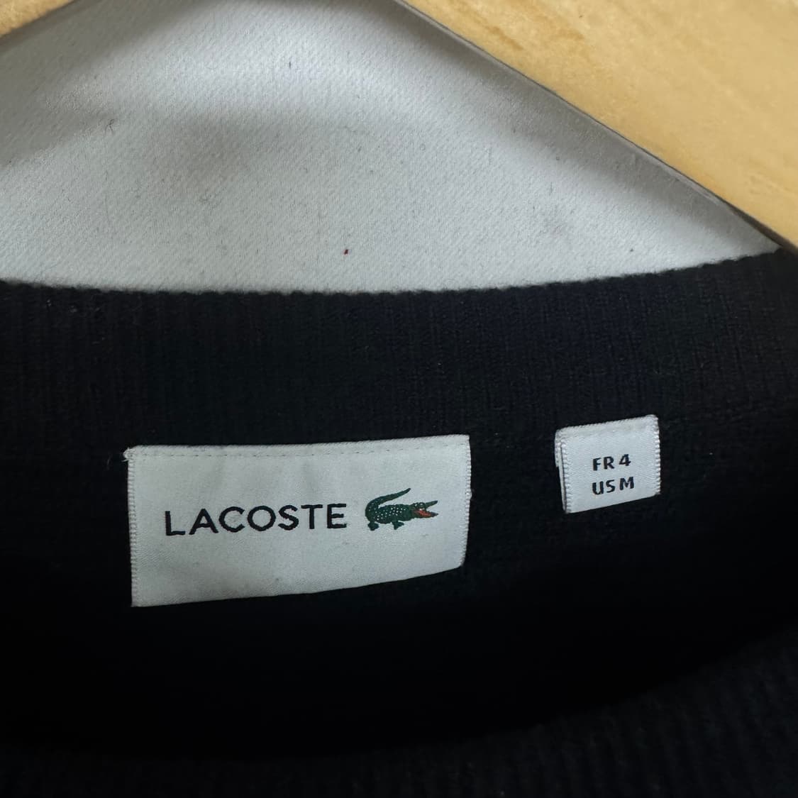 라코스테 로고 라운드 니트 상품이미지3