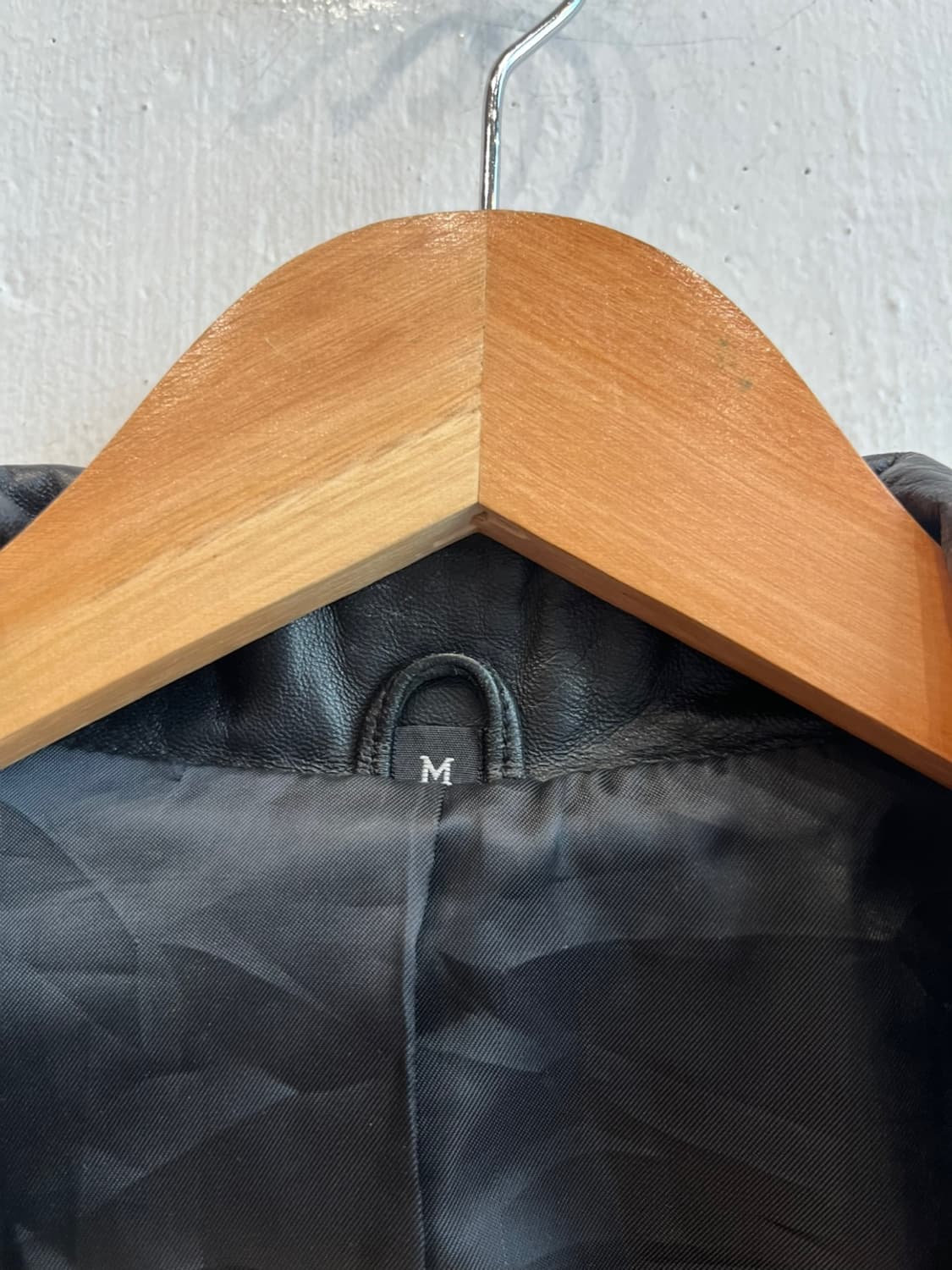 JPN 레더 코트 상품이미지3