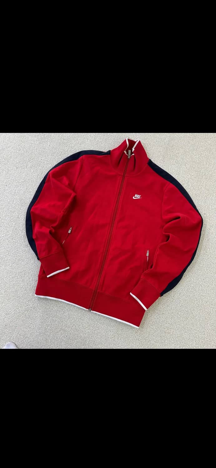 나이키 레드 트랙 자켓 M 상품이미지1
