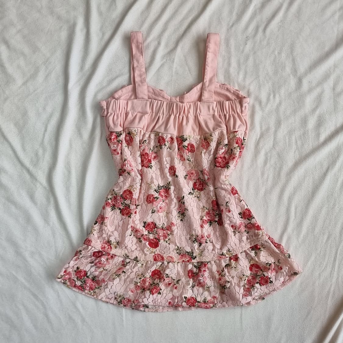 레이스 플라워 튜닉 미니원피스 상품이미지5