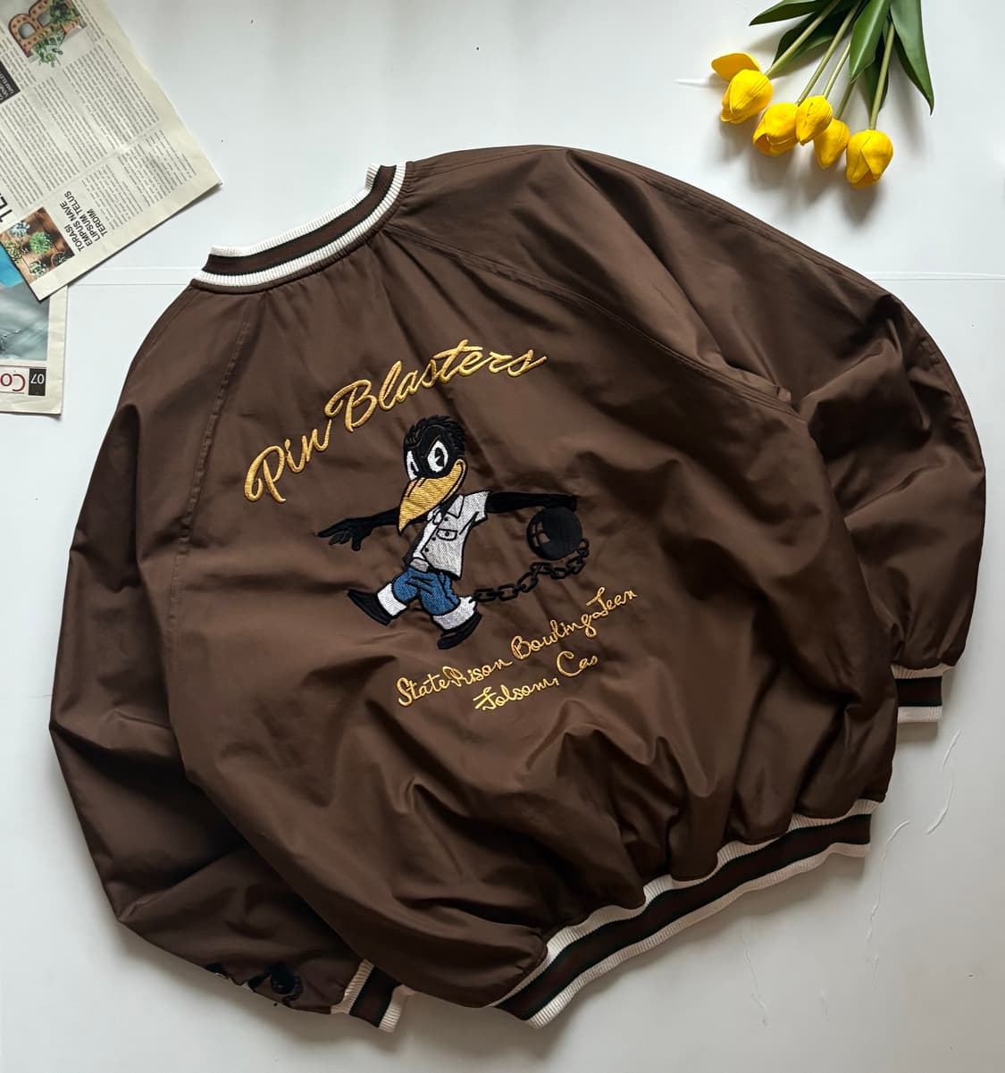 Locker Room 빈티지 브라운 웜업 상품이미지4